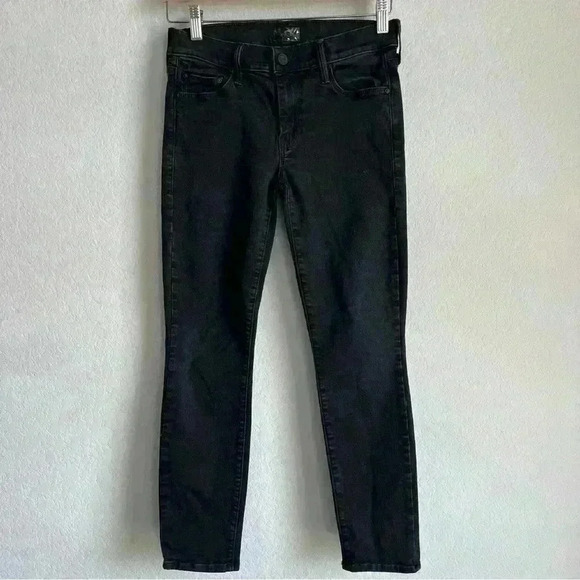 MOTHER Women’s The Looker Crop Devil in The Making Wash Jeans Size 26 - Picture 2 of 9